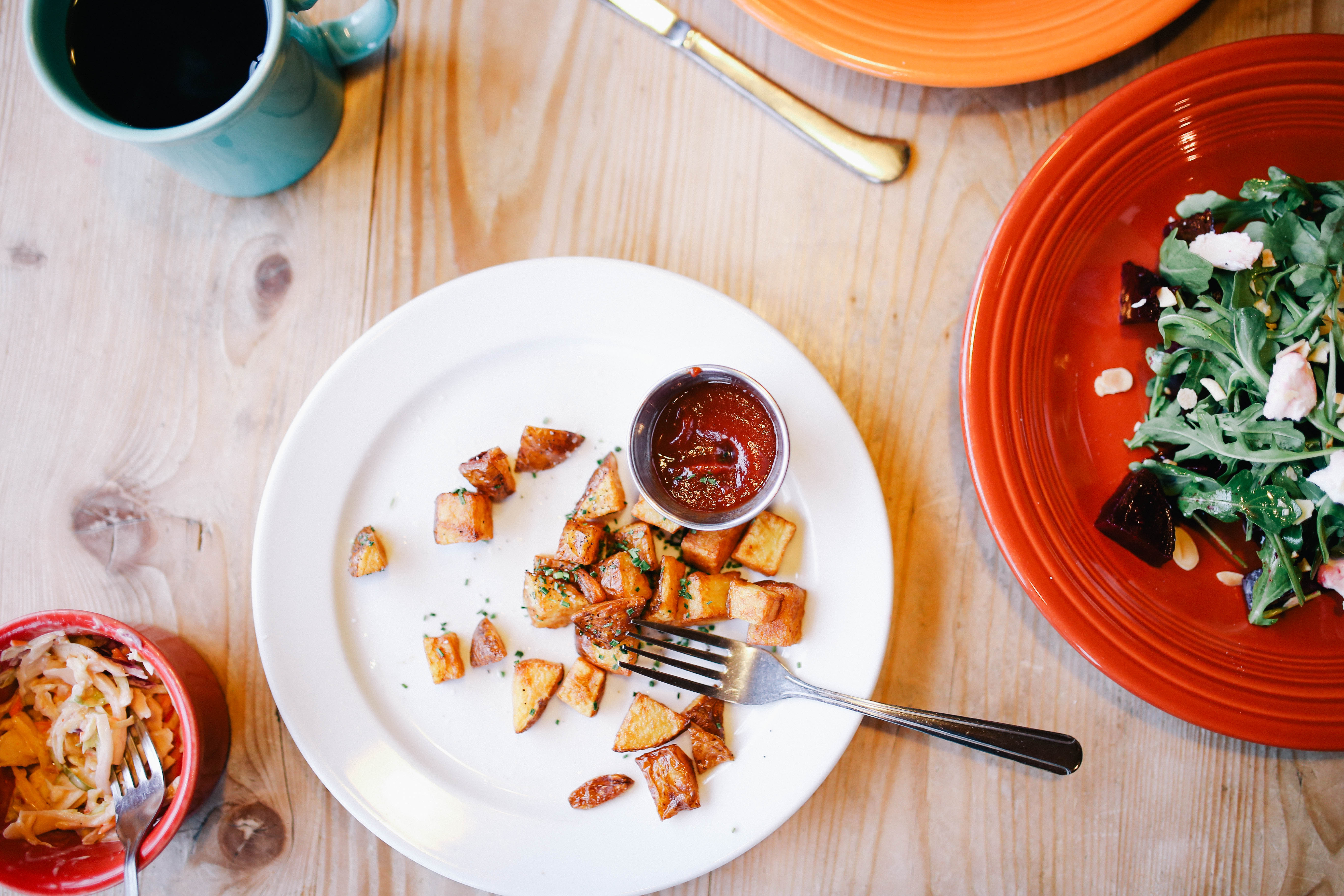 A plate of food on top of a table.