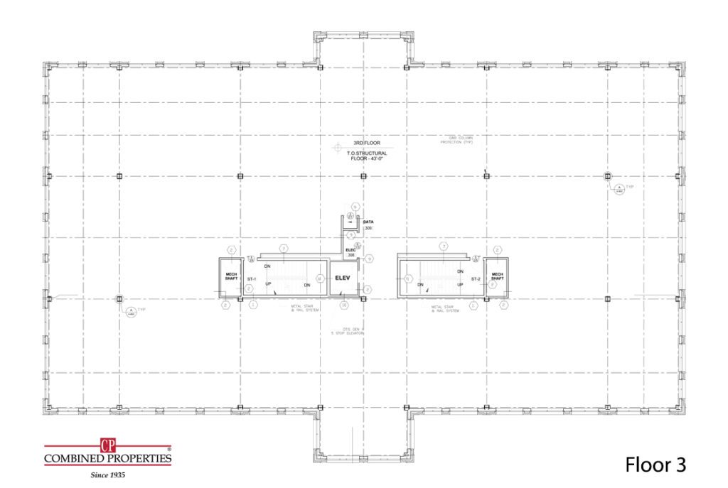 A floor plan of the building with two floors.