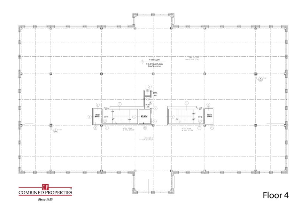 A floor plan of the building with two floors.