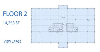 A floor plan of the top two floors.