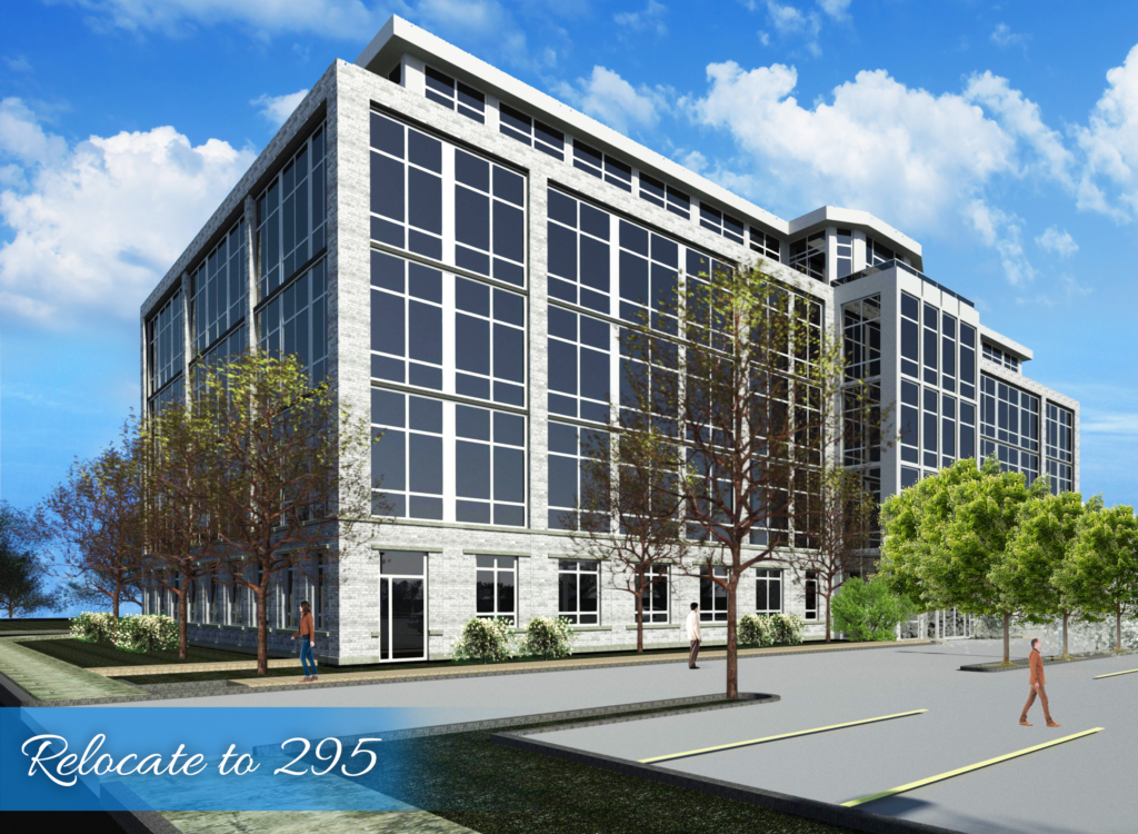 A rendering of the building that is currently under construction.